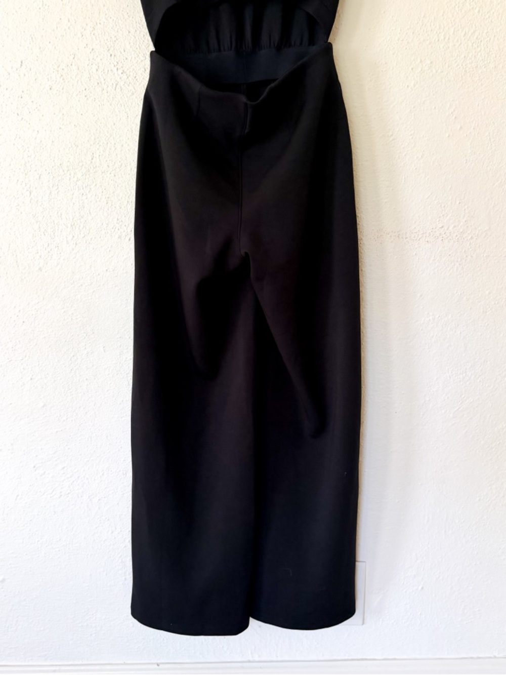 Spanx AirEssentials Black Mock Neck Petite Jumpsuit - Picture 4 of 11